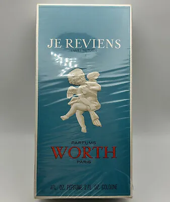 Vintage New Sealed JE Reviens Worth Cologne 2 Fl Oz  1/8 Fl Oz Perfume C 2034 • $89.99