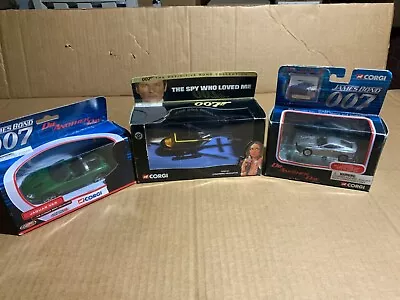 £29.99 • Buy James Bond 007 Corgi Bundle Lot Of 3 Ultimate Collection Aston Martin Jaguar +