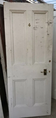 £25 • Buy Reclaimed Original Victorian Panel Pine Door 805 X 2015mm