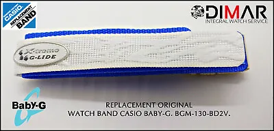 Replacement Original Watch Band Casio Baby-G BGM-130-BD2V • $48.15