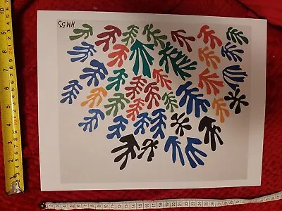 £95 • Buy HENRI MATISSE 1953 PRINT CUT OUTS The Sheaf LIMITED EDITION SIGNED ART ORIGINAL