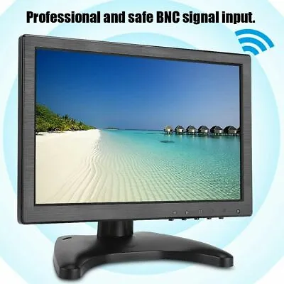 USB Power 10  IPS LCD TV Screen PC DSLR Raspberry Pi Monitor AV RCA VGA HDMI BNC • $99.99