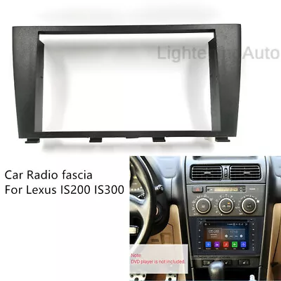 Car Radio Double 2 Din Fascia Dash Panel Facia Kit Krim For Lexus IS200 IS300 • $43.99