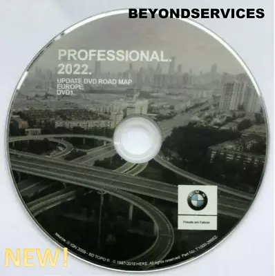 Bmw Dvd *2022* Professional Navigation Maps Update Sat Nav Disc Dvd Custom *new* • £19.99