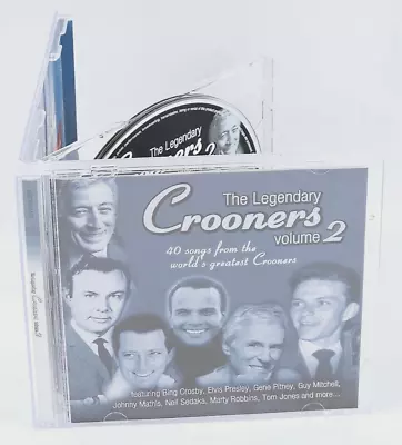 The Legendary Crooners - Volume 2 CD 2-Disc Set (A11) Bing Crosby / Elvis • $14.05