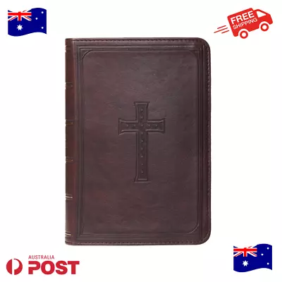 KJV Holy Bible In English Compact Large Print Faux Leather Classic King James • $39.95