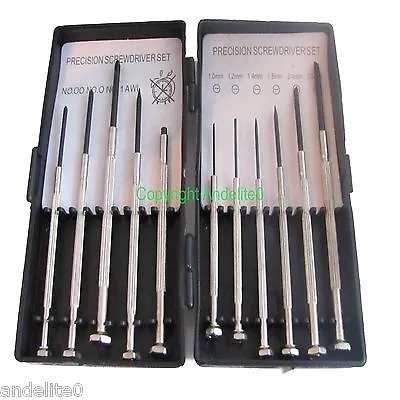 11pc Small Precision Screwdriver Set Jewellers Glasses Phones Watches Laptop  • £4.99