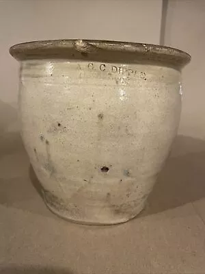 Antique A.G.C. Dipple Stoneware Crock-Lewistown Pa • $94.49