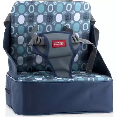 Easy Go Safety Lightweight High Chair Booster Seat Great For Travel Blue • $29.45