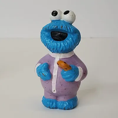 Vintage Muppets Inc. Cookie Monster In Pajamas Small Toy Figure • $6.99