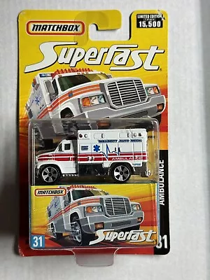 Matchbox Superfast Ambulance #31 Limited Edition • $7