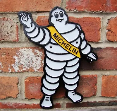 Michelin Man Cast Sign Michelin Sign Michelin Tyres Aluminiumbibendum VAC109 • £28