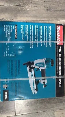 Makita AT1150A 16-Gauge 7/16 In. Medium Crown Pneumatic Stapler (New In Box) • $220