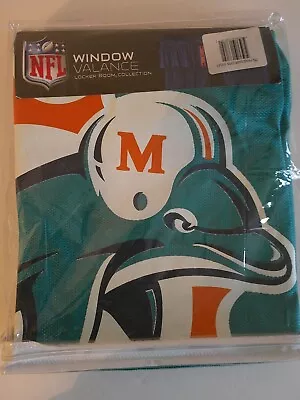 Miami Dolphins Logo Sport Shower Curtain NFL NIP • $9.50