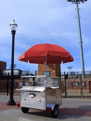Mobile Hot Dog Cart Trailer Concession Food Vending Stand Kiosk Vendor Hotdog • $3099