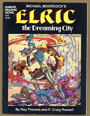 Marvel Graphic Novel #2 1st Print VF Elric The Dreaming City Russell 1982 Y185 • $13.59