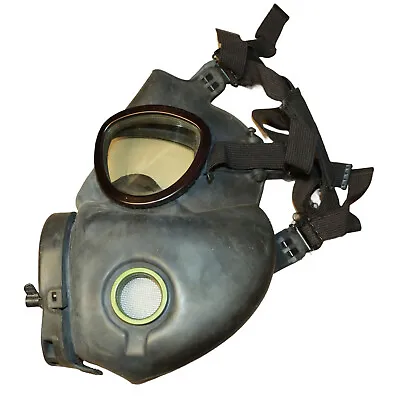 US Military (no Valve) Small M17 Gas Mask NBC Respirator Medium And Bag Vintage • $59.95