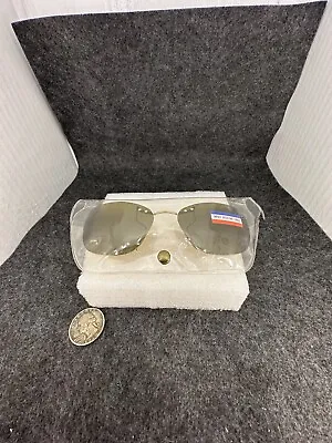  Vtg French Clip On Sunglasses Green In Original Plastic With Lens Tag Nos Hip M • $16.99