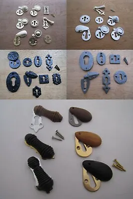 £5.99 • Buy Keyhole Key Hole Plate Covers Door Lock Escutcheon Open/covered OVER 50 DESIGNS