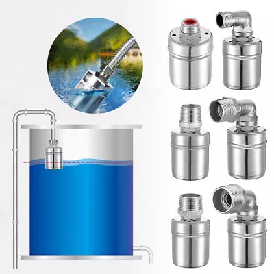 Fully Automatic Water LevYA Control Float Valve Tap Fittings 304 Stainless Steel • $17.16