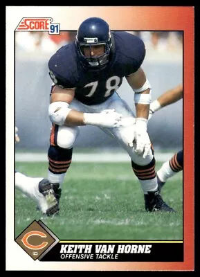 1991 Score Keith Van Horne Chicago Bears #178 • $0.99