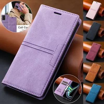 Leather Card Case For IPhone 7 8 6 6S Plus 11 12 13 14 15 Pro X XR XS Max Cover • £7.19