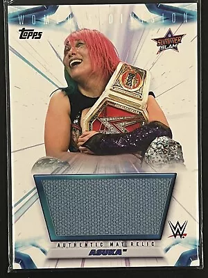 2021 Asuka Topps WWE Women's Division Wrestling MAT RELIC /250 - Royal Rumble 🔥 • $7.50