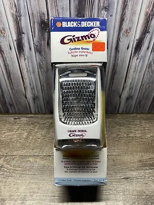 Black & Decker Gizmo Cordless Grater Shredder Shaver Kitchen Tool Model GG200 • $16.99