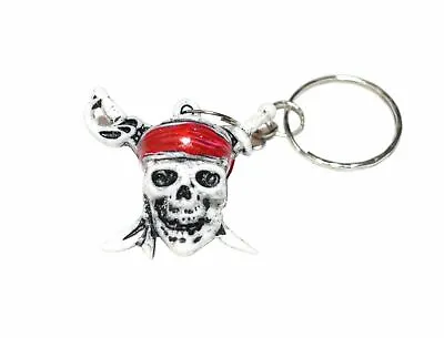 £3.45 • Buy Pirate Skull Keyring Jolly Roger Keychain