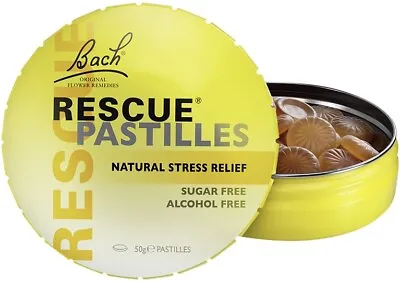 Bach Original Flower Remedies Rescue Pastilles Elderflower 50g X 3 Pack • £40.47