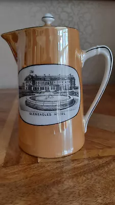 Gleneagles Hotel Souvenir Coffee Pot; CaledonianLondon Midland Scottish Railway • £30