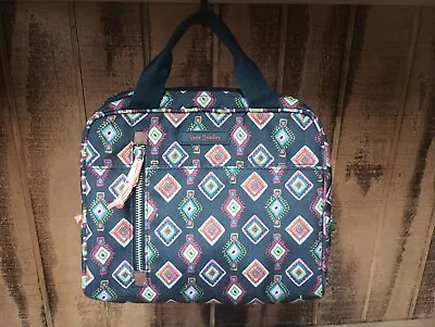 Vera Bradley Insulated Lunch Tote Navy Diamond Pattern. • $8.78