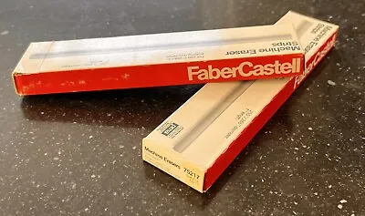Faber Castell 75217 7in. Machine Eraser Strips No.76 Soft Pink 2 Boxes 24 In All • $12.99