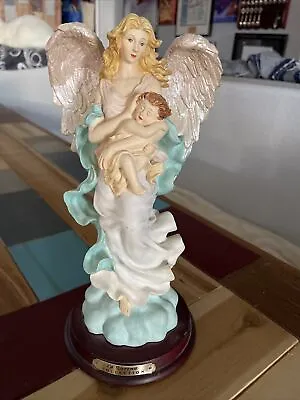 Angel And Baby Vintage Figurine From La Verona Collection Large Size 10” Height • $13.99