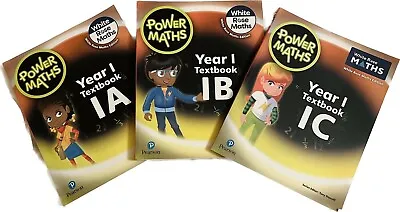 Power Maths Year 1 Textbooks  1A 1B 1C 2nd Edition • £20