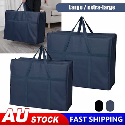 Large Waterproof Heavy Duty Oxford Bag Camping Moving Clothing Storage Handbag • $15.84