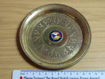 BP215:  Vintage Cruise Ship - S.S Canberra - P&O  - Brass Dish • £5