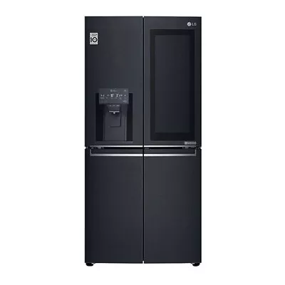 LG 508L Slim French Door Fridge W/InstaView (Matte Black) - GF-V570MBL • $1590