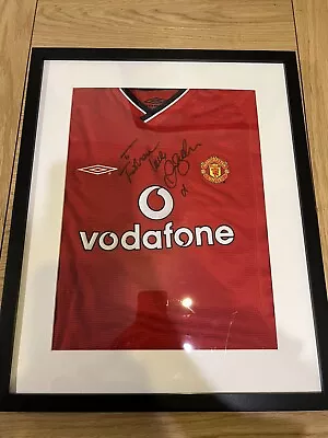 David Beckham Signed Shirt - Personalised  To Tasha 2000-2002 • £250