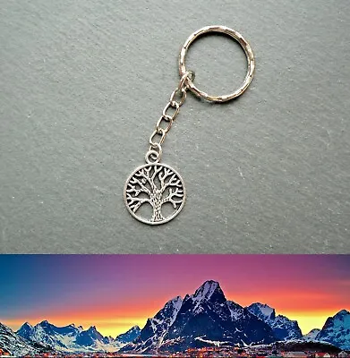 Lord Of The Rings  Keyring White Tree Of Gondor Middle-earth Ringer Silver Gift • £9.99