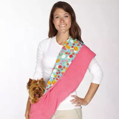 $24.99 • Buy Zack & Zoey Fruit Frenzy Print Reversible Sling Pet Dog Cat Hands Free Carrier