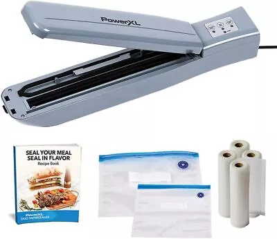 PowerXL Duo NutriSealer Food Vacuum Sealer Machine With Vacuum Seal Bags • $49.99