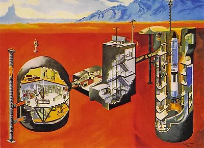 Cold War Era Titan 2 Missile Silo Launch Center Bunker  Cont Size Postcard • $12.99