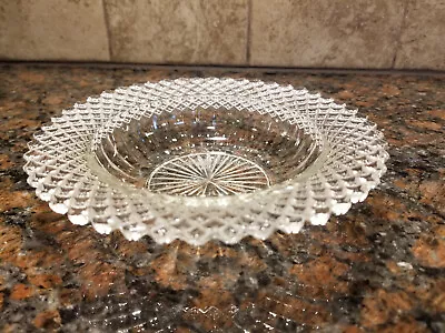 Hocking Glass (Anchor Hocking) Miss America Clear 6¼  Berry Bowl - A Beauty! • $8.91