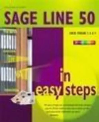 Sage Line 50 In Easy Steps Gillian Gilert Used; Good Book • £3.35