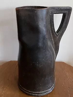 £50 • Buy Antique Georgian/Victorian Leather Blackjack Jug