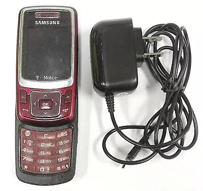 Samsung SGH-T239 - Red And Gray ( T-Mobile ) Rare Slider Phone - Bundled • $24.81