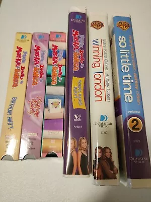 Mary Kate & Ashley Olsen 6 Lot VHS Tape Set 90s You're Invited Party • $15