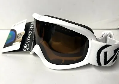 Von Zipper Youth Ski Snowboard Goggles White Boys Girls - New • $44.95