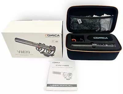 Comica CVM-VM20 Video Microphone Super-Cardioid Directional Shotgun • $100.72